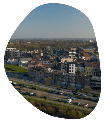 Uitzicht stad Dendermonde
