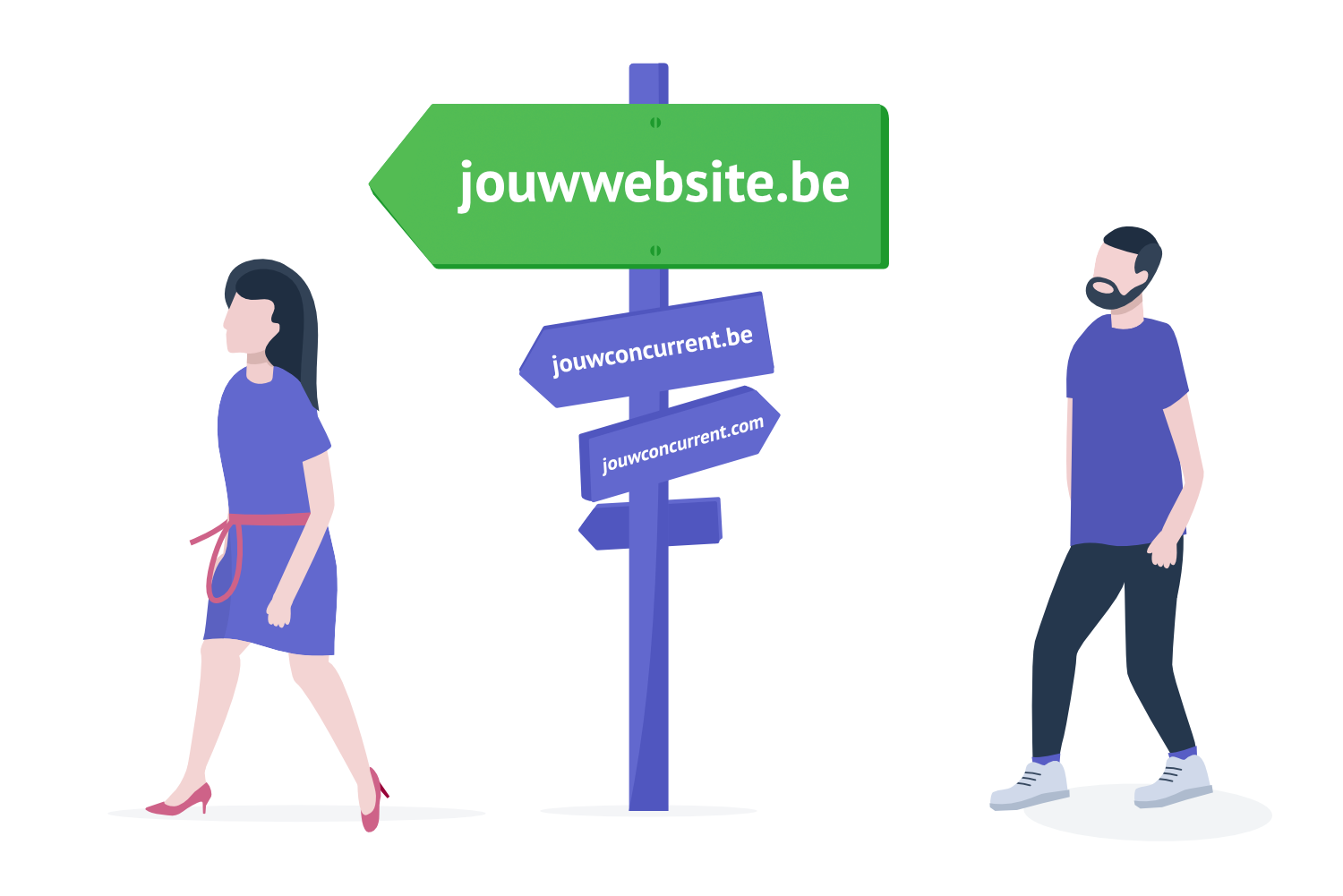 Hoger in Google