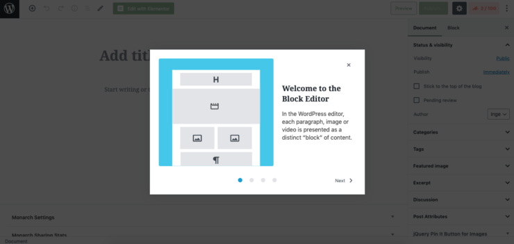 WordPress 5.4 update