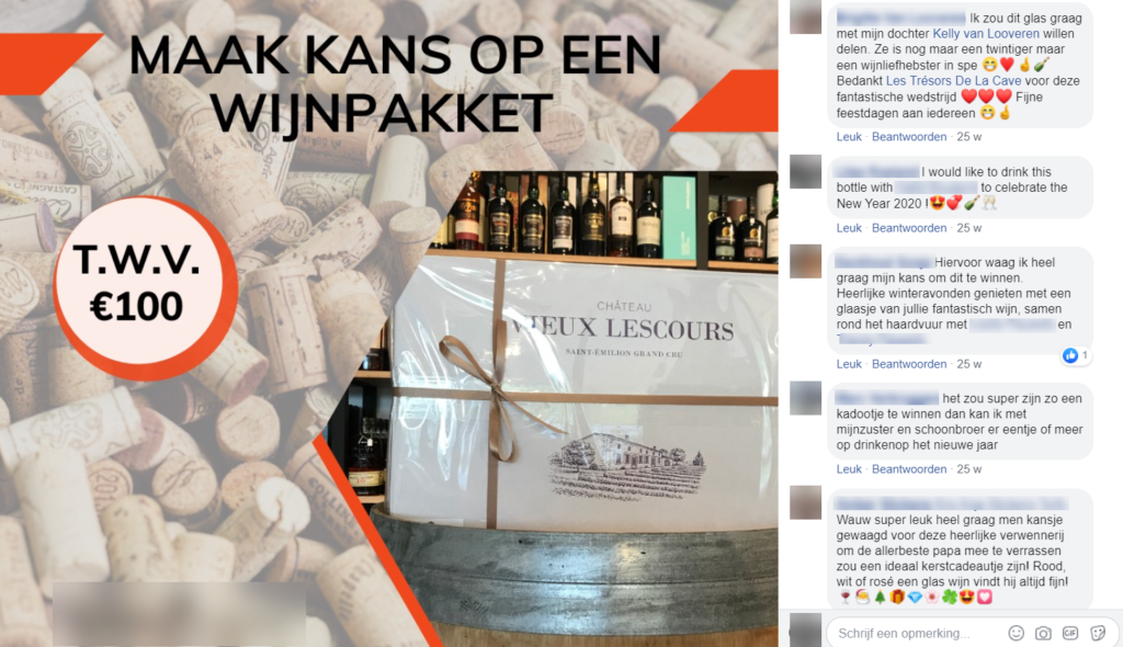 Winactie Facebook