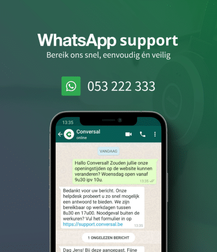 Whatsapp Support bij Conversal