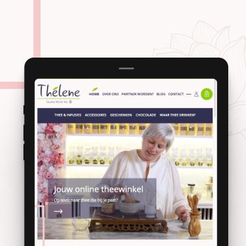 Tablet webshop Thelene