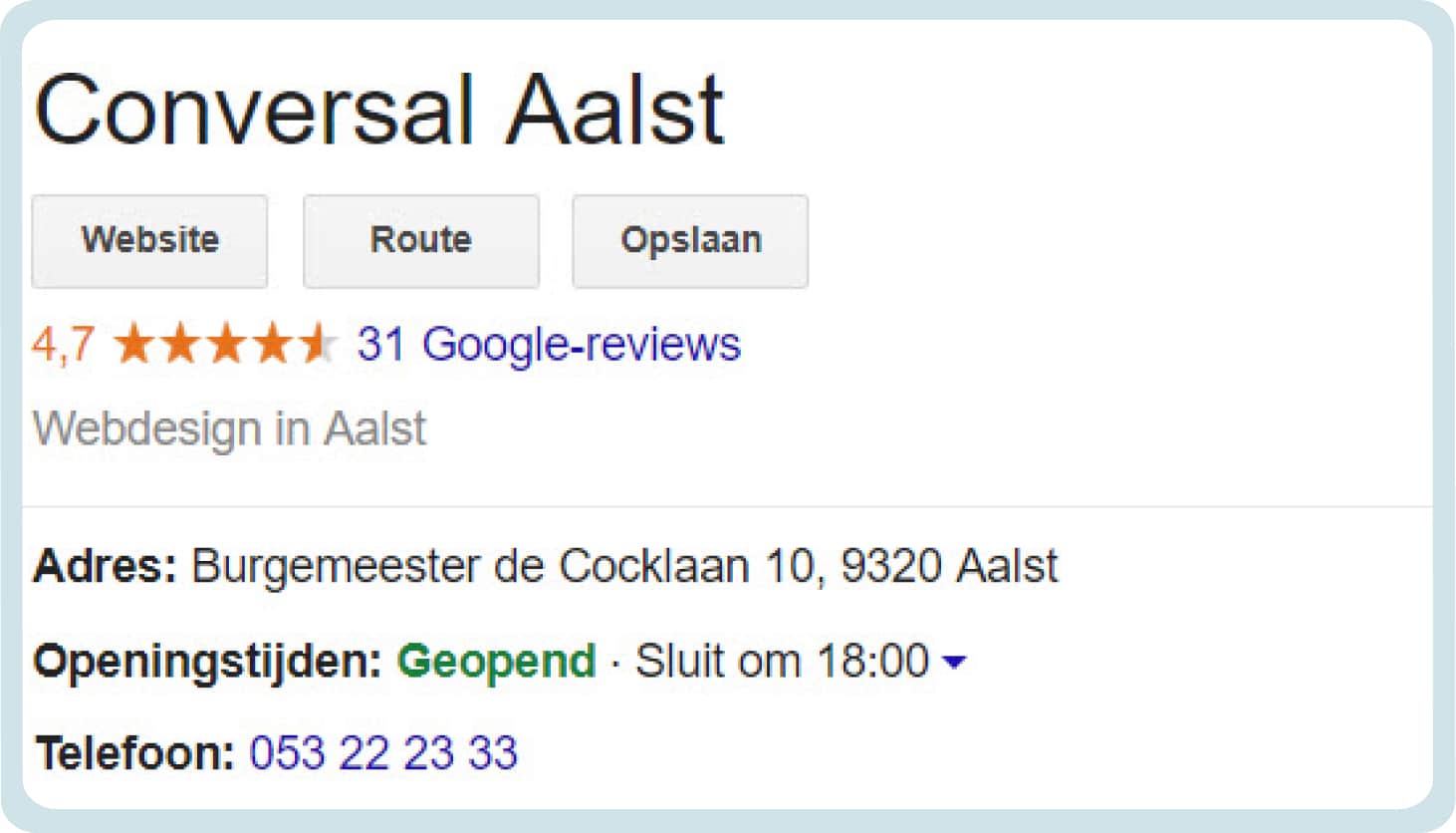 Google My Business Instellen