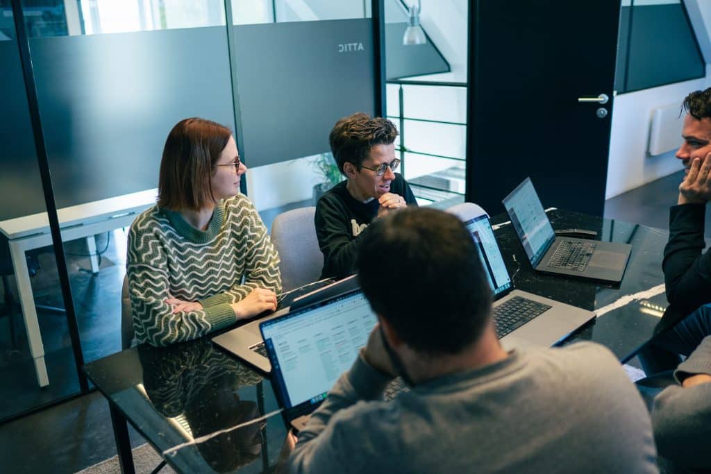 Team webdesigners die websites overzetten naar WordPress