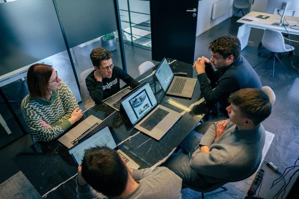 website support team meating