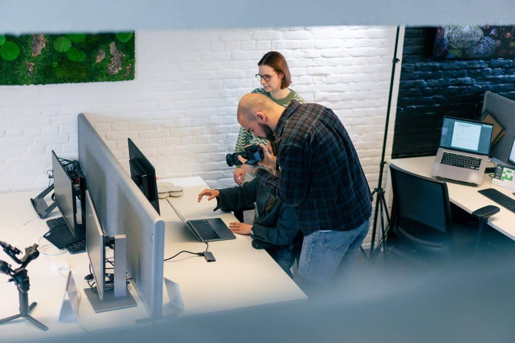 Opnames voor een video campagne 