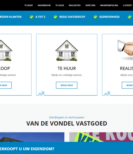 Webdesign voor immobiliën