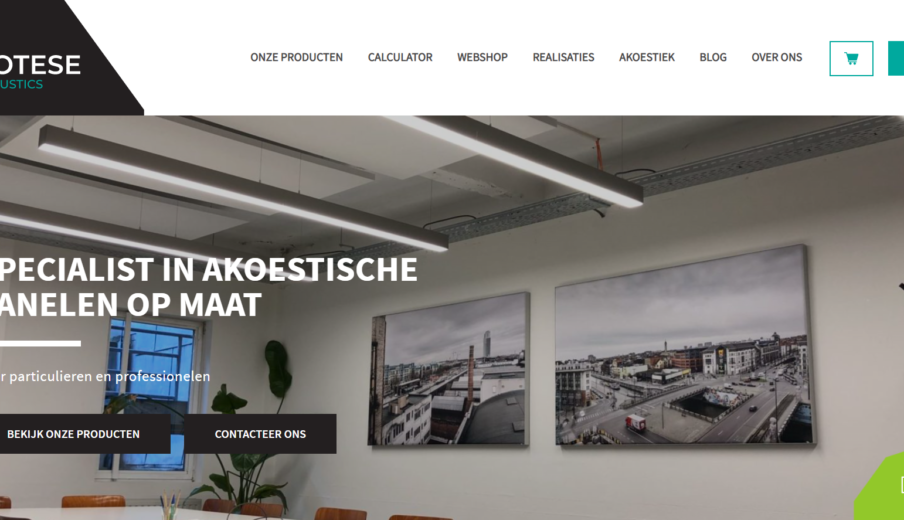 Webwinkel Cotese Acoustics