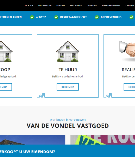 Immo Website Van De Vondel